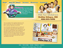 Tablet Screenshot of mdforchildren.com